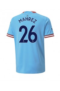 Manchester City Riyad Mahrez #26 Voetbaltruitje Thuis tenue 2022-23 Korte Mouw